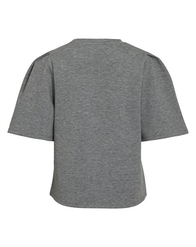 Vila - VIReflect O-neck T-shirt - Medium Grey Melange